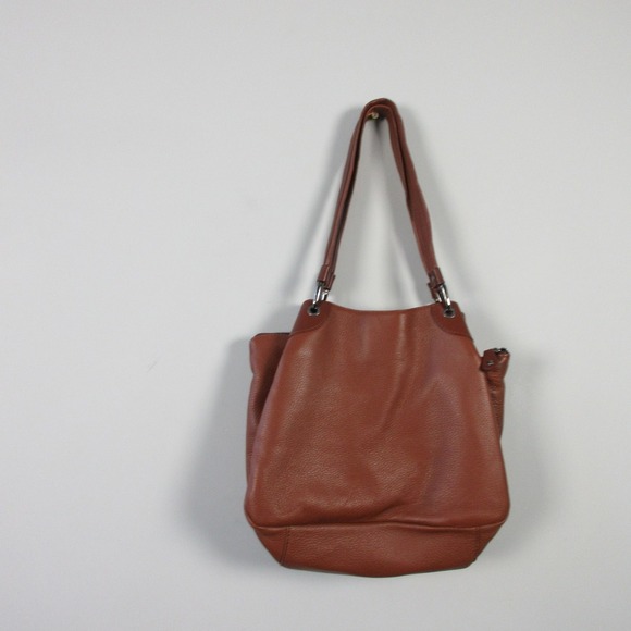 Peruzzi Italian Leather Shoulder Bag Women Brown Purse Handbag Tote Designer 760 - Picture 2 of 16